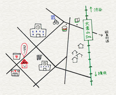 3 10 地図はわかりやすくシンプルに 4色ボールペンで かわいいイラスト描けるかな