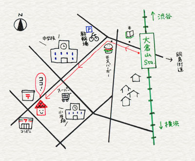 3 10 地図はわかりやすくシンプルに 4色ボールペンで かわいいイラスト描けるかな