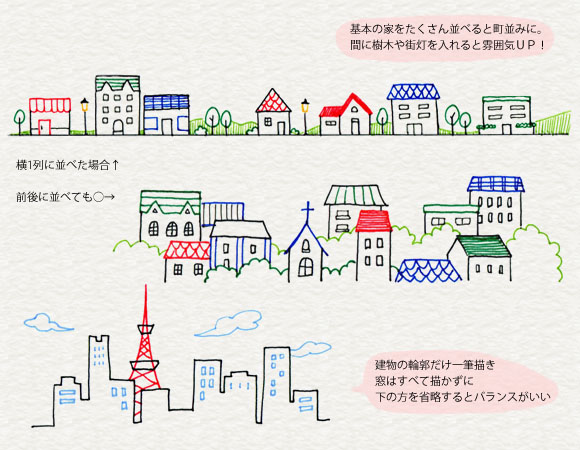 ベストセレクション 街並み イラスト かわいい かっこいい無料イラスト素材集